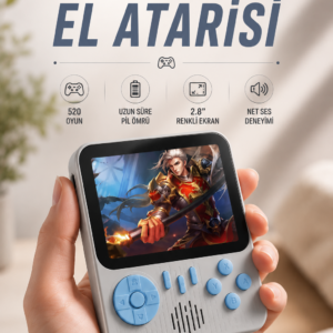 Oyun Konsolu Retro Oyun Konsolu Tv'ye Bağlanabilir Taşınabilir