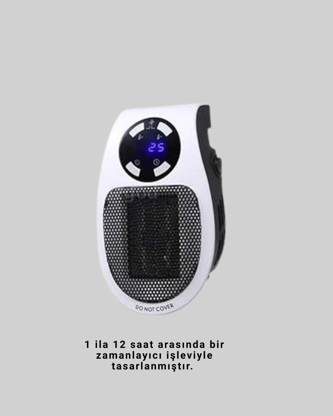 Taşınabilir Priz Isıtıcı Dijital Termostatlı Seramik Isıtıcı