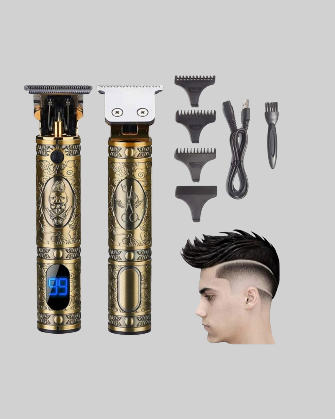 Daling Profesyonel Tıraş Makinesi Islak ve Kuru Kullanım Yeni Nesil