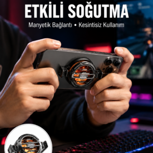 Tüm Telefonlarla Uyumlu Kompakt Soğutucu | Yüksek Performanslı Hızlı Soğutma Yeni Nesil