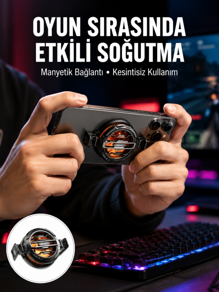 Tüm Telefonlarla Uyumlu Kompakt Soğutucu | Yüksek Performanslı Hızlı Soğutma Yeni Nesil