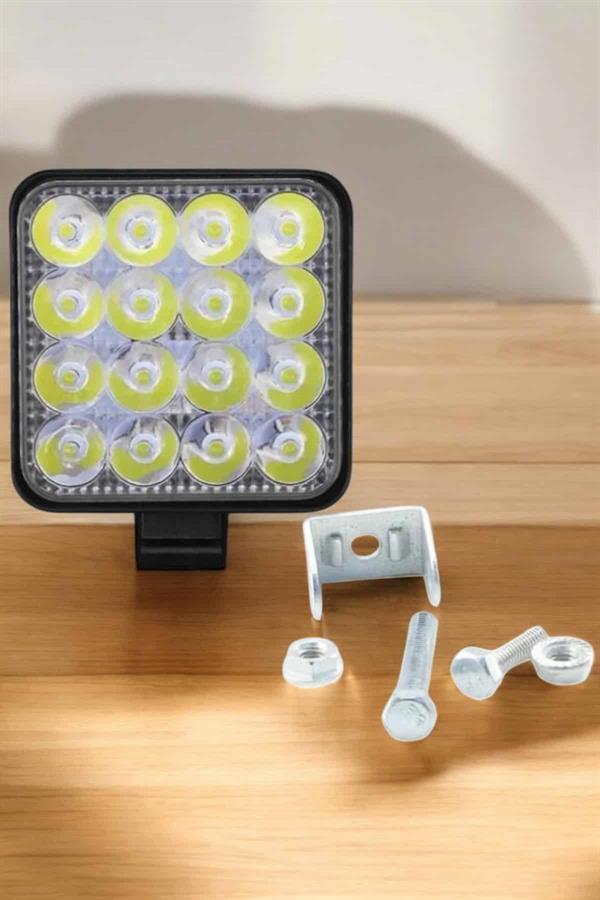 Tepe Lambası Tüm Araç Tiplerine Uygun Sis Lambası 16 Led Beyaz Renk