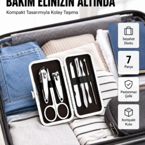 Kompakt Tasarımlı El ve Ayak Bakım Seti