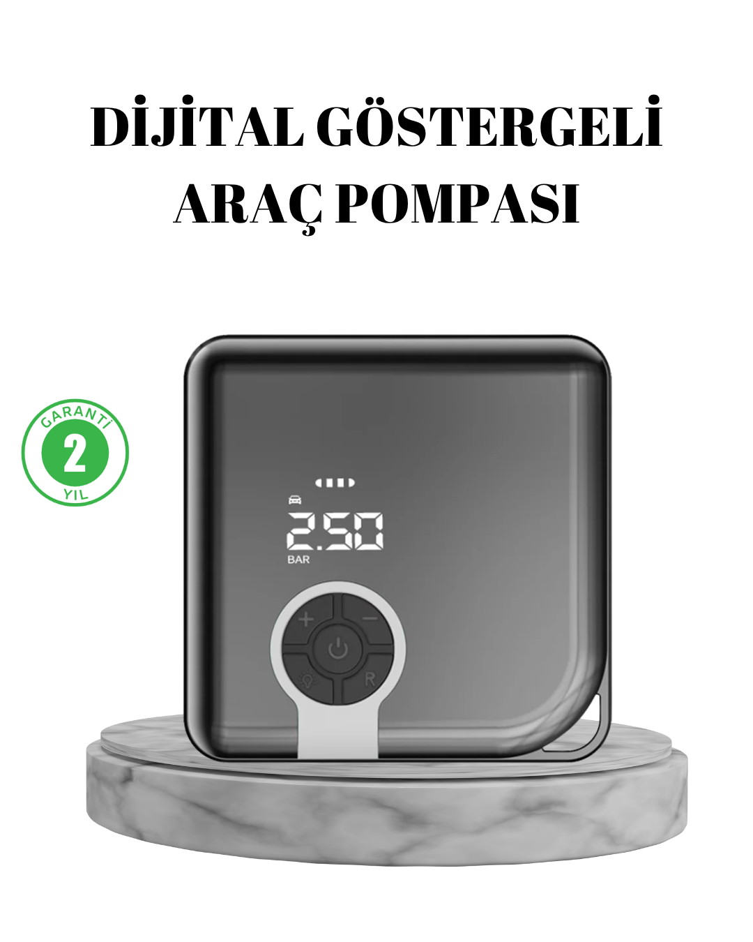 Taşınabilir Diyafram Tip Kompresör Yüksek Basınç Kapasiteli