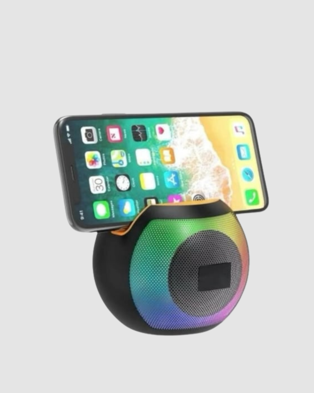Bluetooth 5.0 Hoparlör – RGB Işıklı, Güçlü Bas ve 360° Surround Ses
