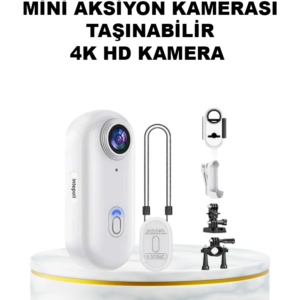 4K WiFi Spor Kamerası Su Geçirmez Mini Aksiyon Kamera