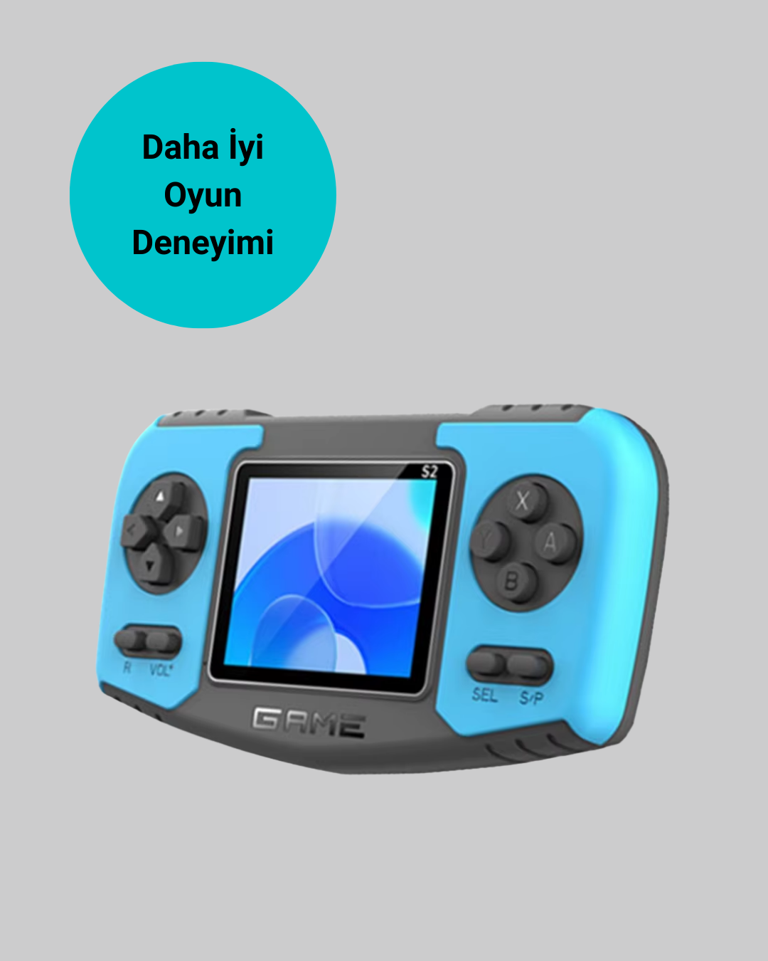 Çocuklara Özel Retro Oyun Konsolu Portatif Eğlence Cihazı