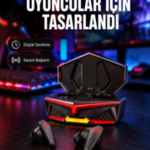 Led Işıklı Metal Kasa Kablosuz Gaming Kulaklık Yeni Nesil