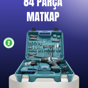 Taşınabilir Çantalı Şarjlı Matkap ve Vidalama Seti