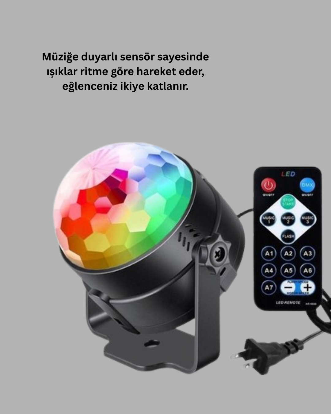 LED Disko Topu Sahne Parti Aydınlatma