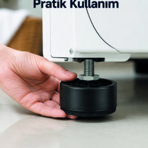 4 Adet Titreşim Önleyici Çamaşır Makinesi Ayak Pedi