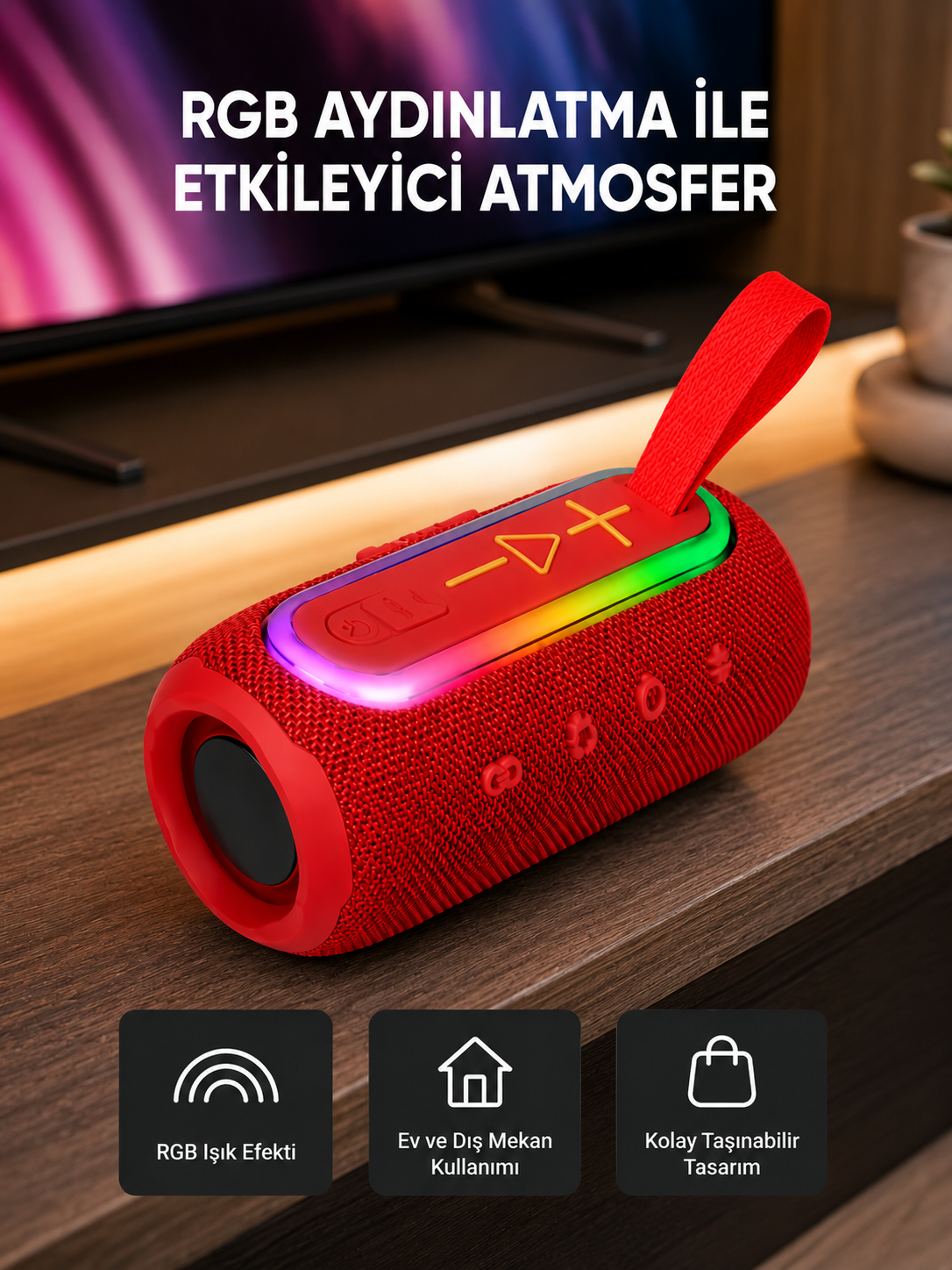 Yeni Nesil Bluetooth Taşınabilir Hoparlör – Enerji Tasarruflu, Yüksek Ses Kaliteli