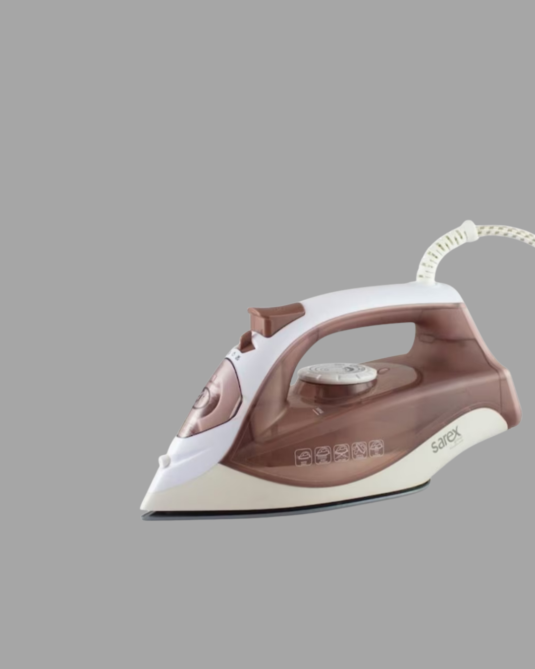 Buharlı Ütü 2200W Kireç Önleyici Self Clean Damlatmaz Kahverengi