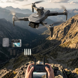 Katlanabilir GPS Destekli Akıllı Drone 4K Kamera Uzun Uçuş Süresi ve Engel Algılama Özellikli