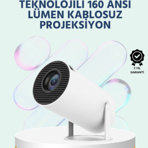 160 ANSI Lümen Parlaklığa Sahip Geniş Ekran Projeksiyon