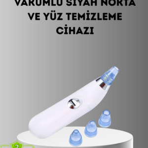 Siyah Nokta ve Gözenek Temizleyici Vakumlu Cihaz – Masajlı Derin Temizlik Teknolojisi