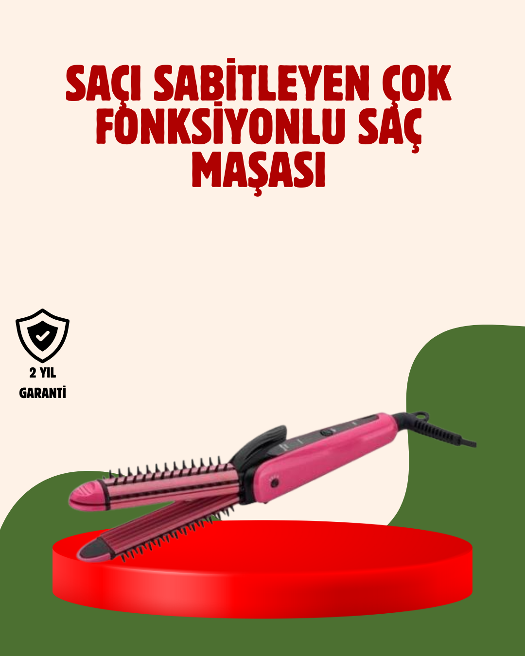 Seramik Kaplama Saç Şekillendirici | Dalga ve Düzleştirme