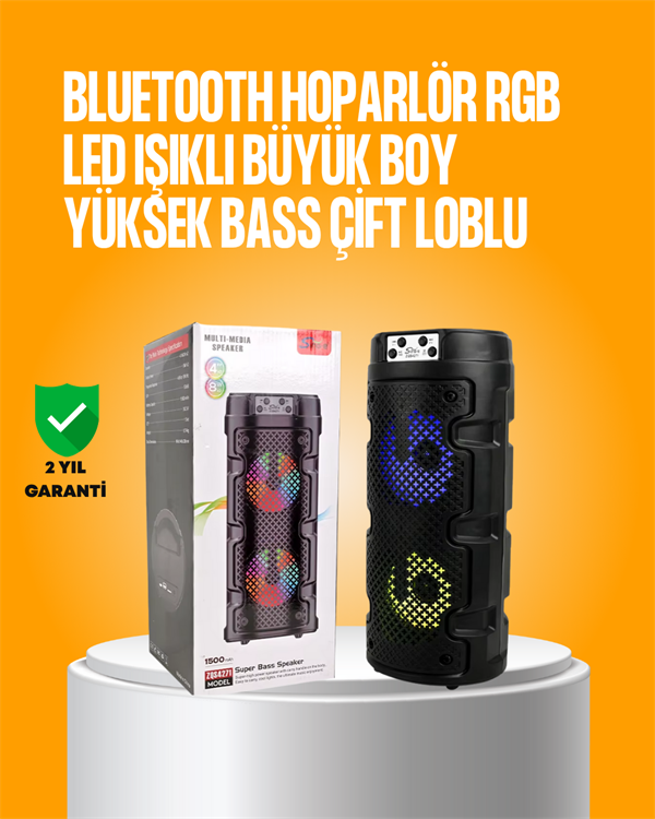 Derin Bass ve Net Tizlerle Üstün Müzik Deneyimi – Modern Kablosuz Bluetooth Hoparlör, Taşınabilir ve Şık