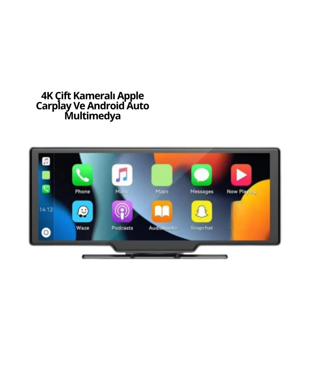 Honda Civic, Jazz, HR-V, CR-V, Nissan Qashqai, Micra, Juke,Uyumlu Kablosuz CarPlay & Android Auto Multimedya – Geri Görüş Kameralı