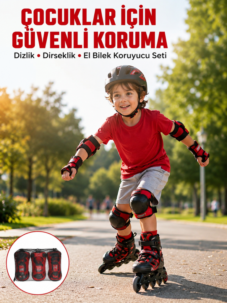Koruyucu Seti Dizlik Dirseklik Bileklik Nefes Alabilir Koruma Ekipmanı