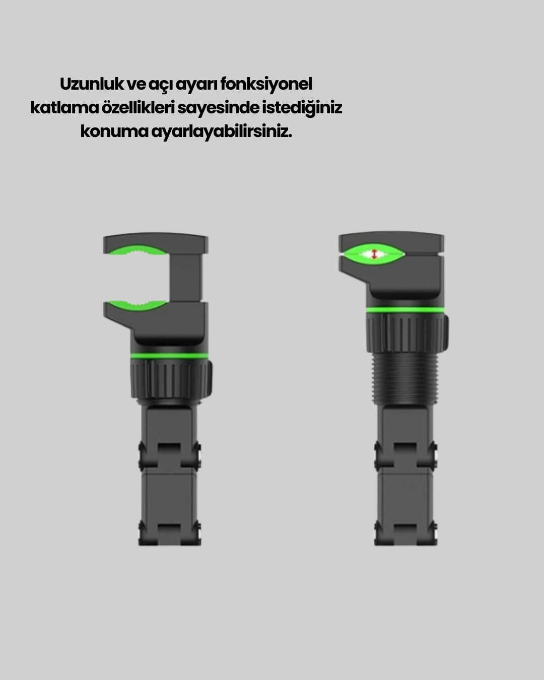 Dikiz Aynasına ve Koltuk Başlığına Uyumlu Telefon Tutucu Yeni Nesil