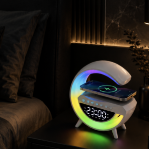 Kablosuz RGB Bluetooth Hoparlör USB FM ve AUX Destekli Taşınabilir Ses Sistemi