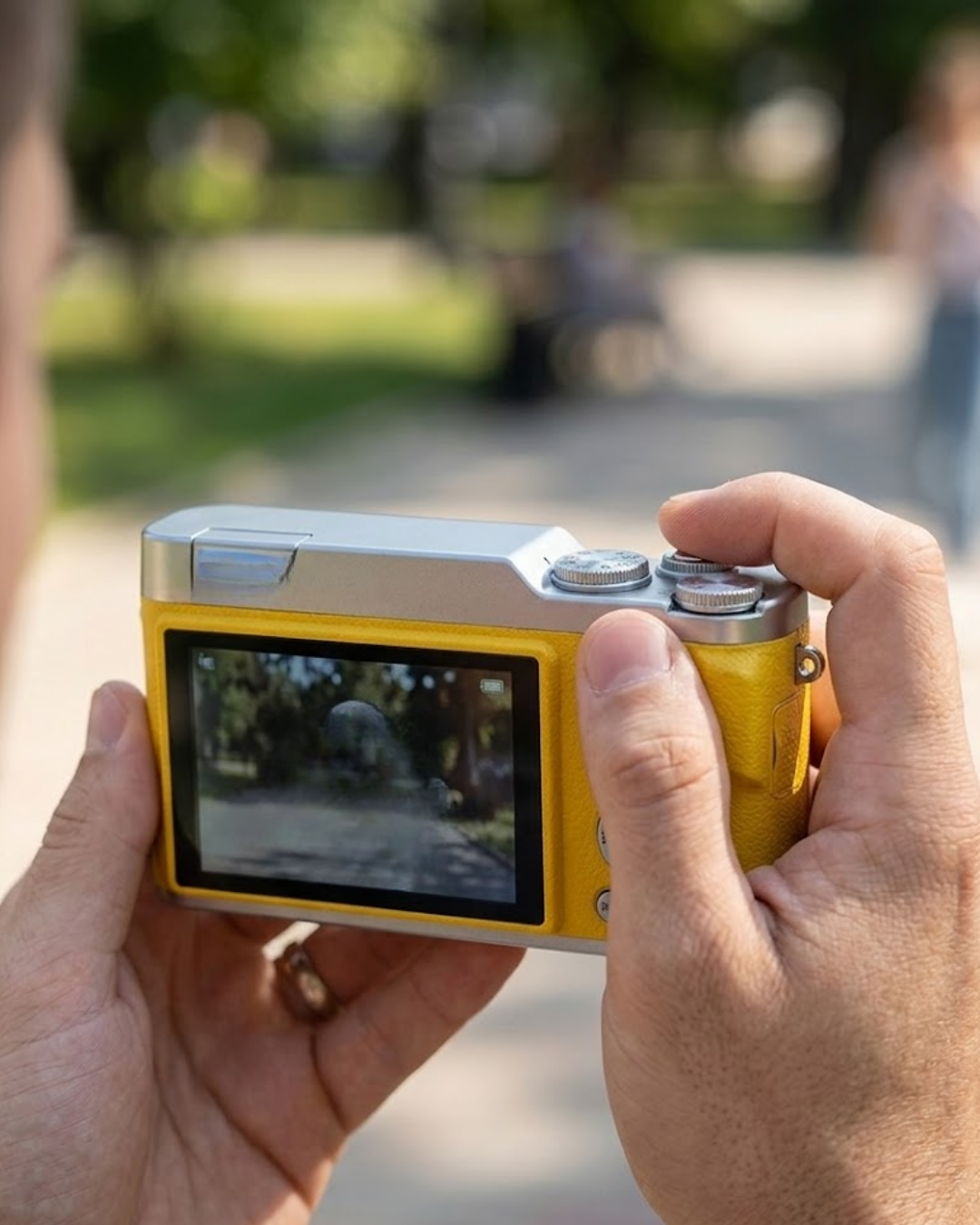 Dijital Kamera 18x Zoom Flip Ekran Uzun Pil Ömrü