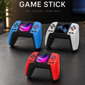 Game Stick Oyun Konsolu 520 Oyunlu Retro Oyunlu Led Ekran