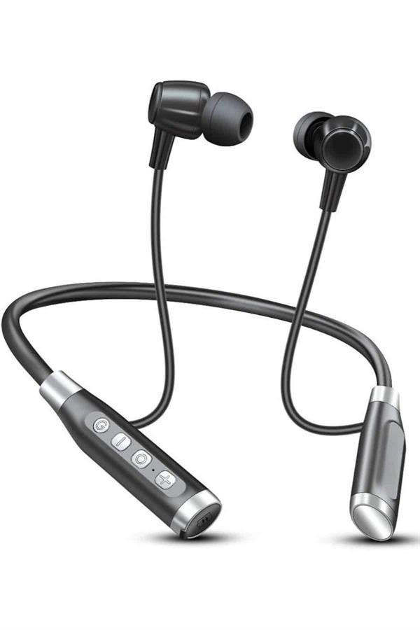 Boyun Bantlı Kulak İçi Kablolu Yüksek Ses Kaliteli Bluetooth Kulaklık