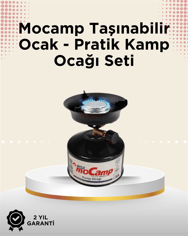 Dayanıklı, Paslanmaz ve Yüksek Isı Dayanımlı Kamp Ocağı – Uzun Süreli Kullanım İçin