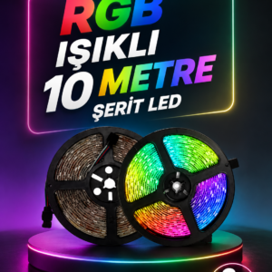 Smart Şerit LED Kumandalı USB Enerjili Suya Dayanıklı Dekoratif Aydınlatma
