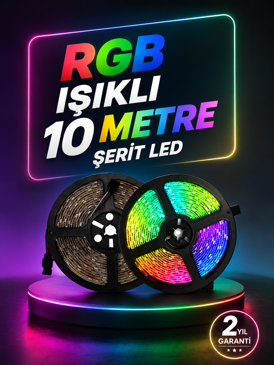Smart Şerit LED Kumandalı USB Enerjili Suya Dayanıklı Dekoratif Aydınlatma