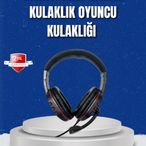 Bilgisayar Oyuncu Kulaklığı – Yumuşak Pedli, Dayanıklı İpli Kablo