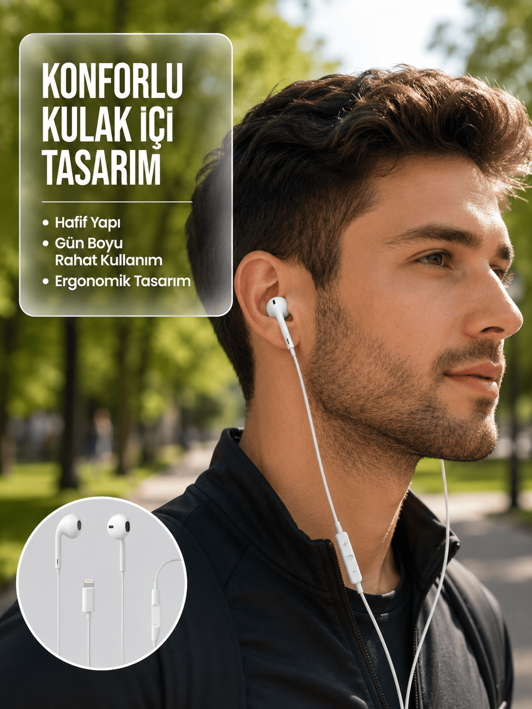 Uzaktan Kumandalı Mikrofonlu Mükemmel Ses Deneyimi Kulaklık