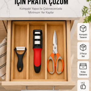 Çok Amaçlı Mutfak Makas Seti – Paslanmaz Çelik ve Ergonomik Tasarım Yeni Nesil