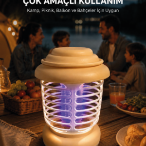 Askılı Tasarıma Sahip LED Aydınlatmalı Sinek Kovucu