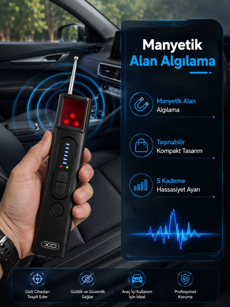 Taşınabilir Gizlilik ve Güvenlik Kontrol Dedektörü