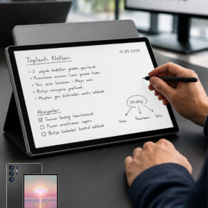 10.1 İnç Android Tablet 16GB RAM 1TB Depolama Klavyeli Tablet Seti
