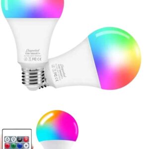 Ayarlanabilir Parlaklık RGB Led Ampul Beyaz Lamba Ve Renkli Ampul