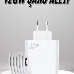 Type C Yüksek Hızlı Şarj Aleti Beyaz 120W Ultra Uzun Ömürlü