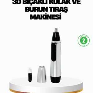 3D Bıçaklı Burun ve Kulak Tıraş Makinesi Pil ile Çalışan Taşınabilir Model