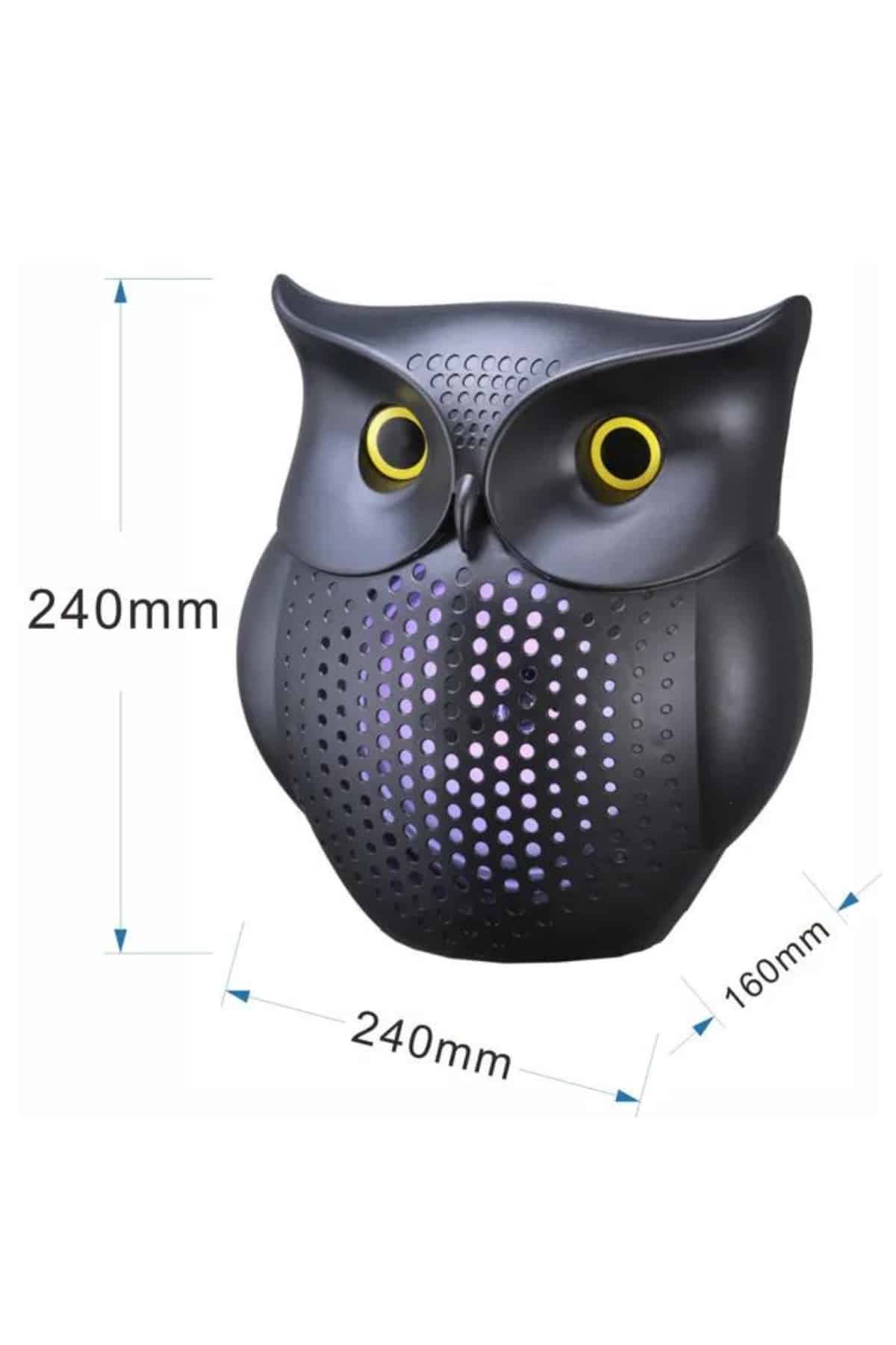 Baykuş Tasarımlı Mini Bluetooth Speaker Yüksek Ses Kaliteli Taşınabilir