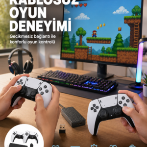 20600 Oyunlu Retro Oyun Konsolu Kablosuz Joystick Yeni Nesil