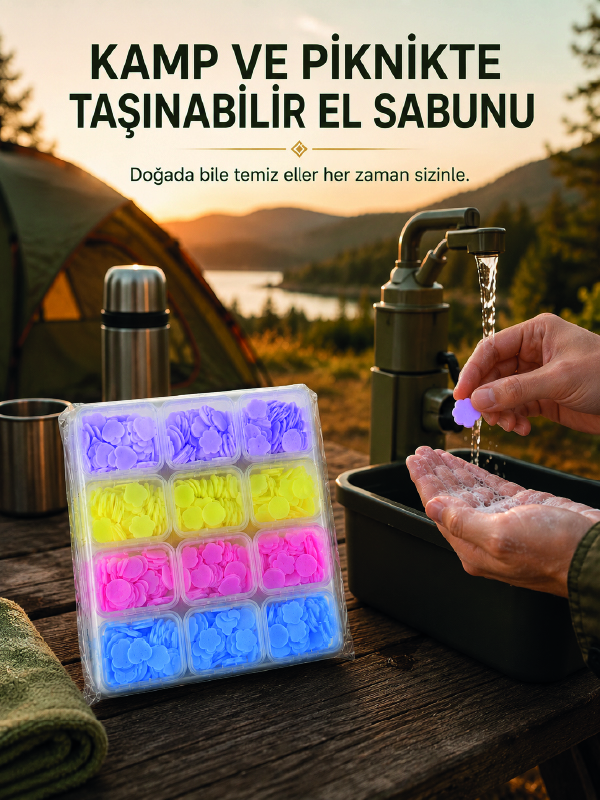 24 Adet Yaprak Sabun ile Günlük Hijyen
