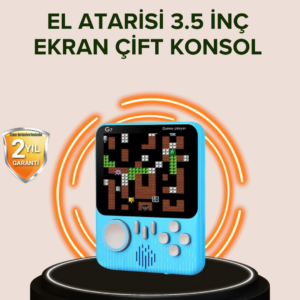 TV Bağlantılı Çift Oyunculu Şarjlı Retro Gamepad Seti
