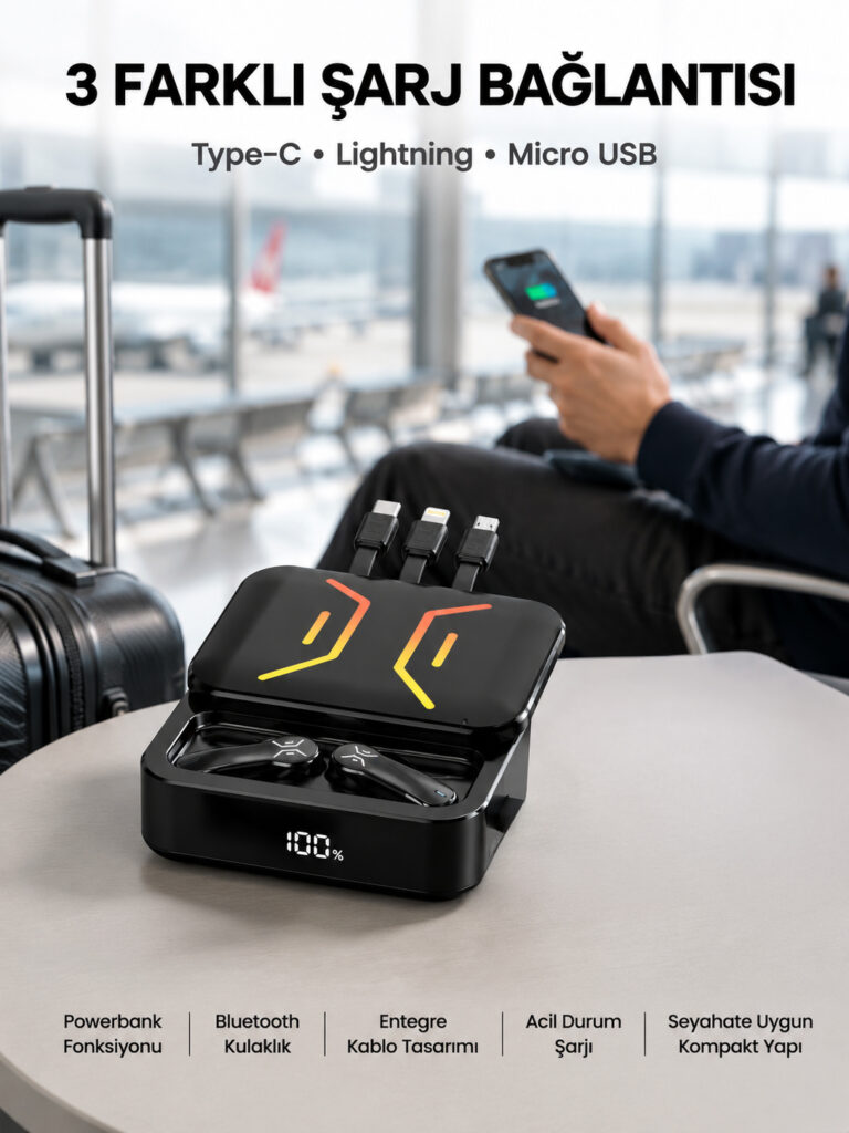 Yeni Nesil Çoklu Bağlantı Kurulabilen Bluetooth Kulaklık Yüksek Ses Kaliteli Yeni Nesil
