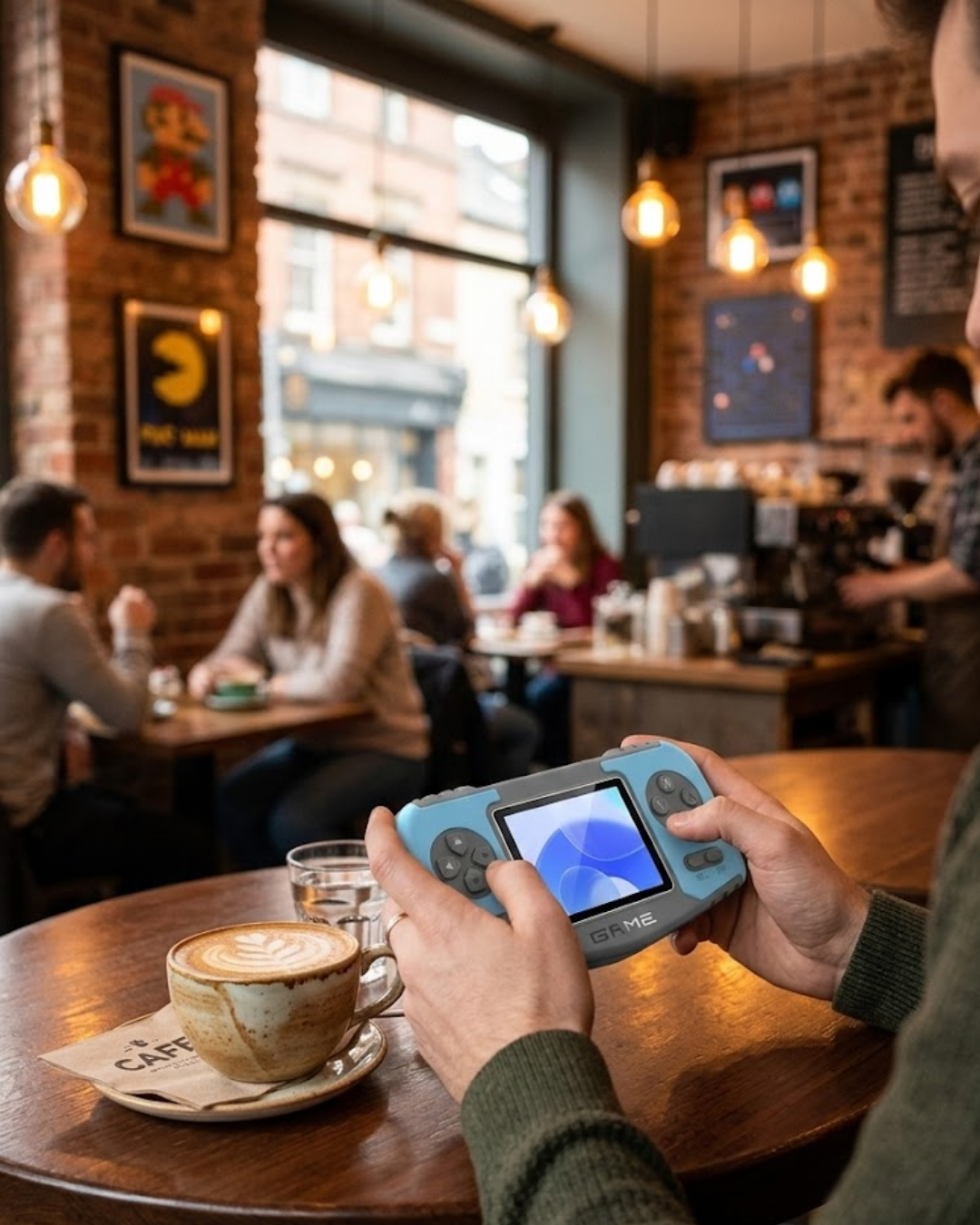 Taşınabilir Game Console Dahili Oyunlu TV Bağlantılı Şarjlı Retro Oyun Konsolu