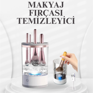 Taşınabilir, Sessiz ve Güçlü Makyaj Fırçası Temizleme Makinesi