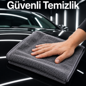 Mikrofiber Araç Temizlik Bezi 50x70 cm Oto Yıkama Sonrası Kurulama ve Parlatma Bezi
