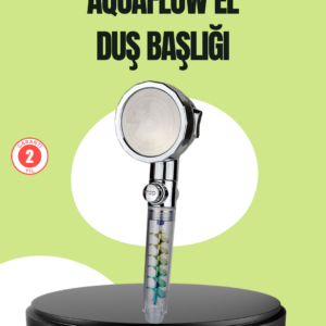 Basınçlı El Duşu Başlığı – Döner Pervaneli, Göz Kamaştıran Yağmur Etkisi